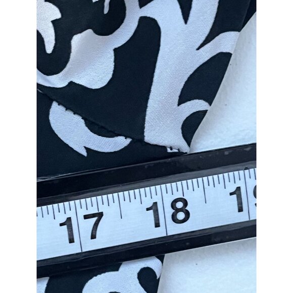 Lapogee 2X Black White Geometric Print Maxi Dress Boho Chic - Picture 9 of 10